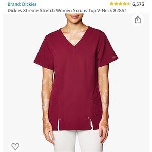 Dickies Xtreme Stretch Women Scrubs Top V-Neck